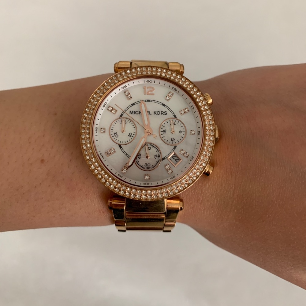 Michael Kors Gold Diamond Watch